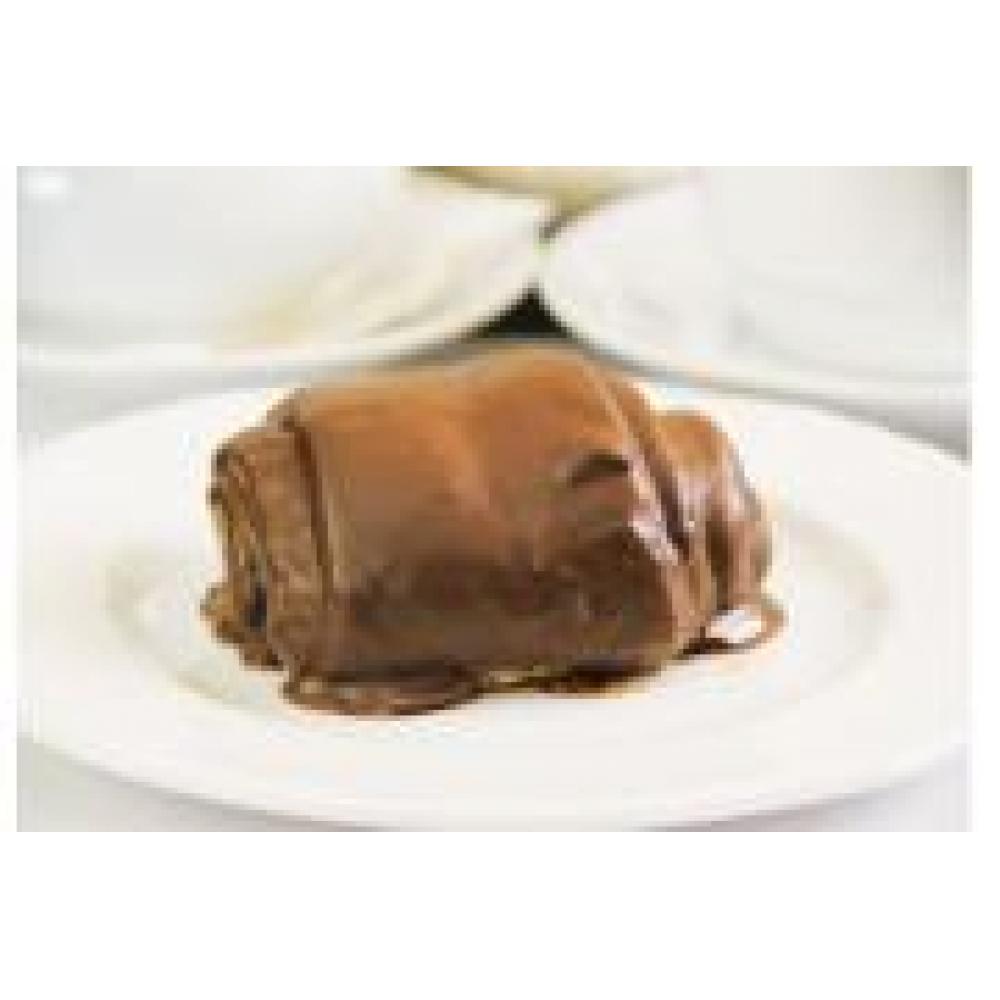 Шоколадная булочка с маком