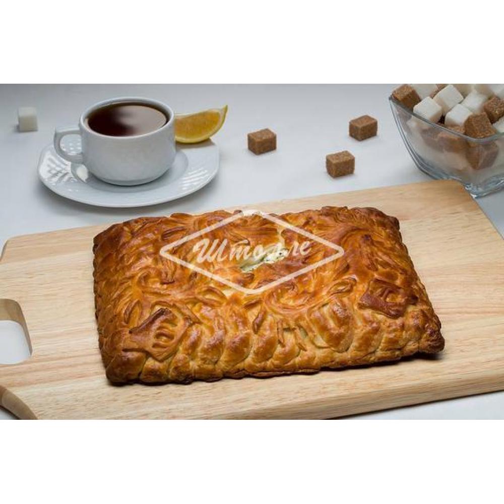 Пирог курица и ананас