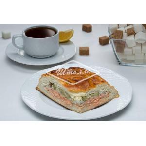 Пирог с горбушей и сыром